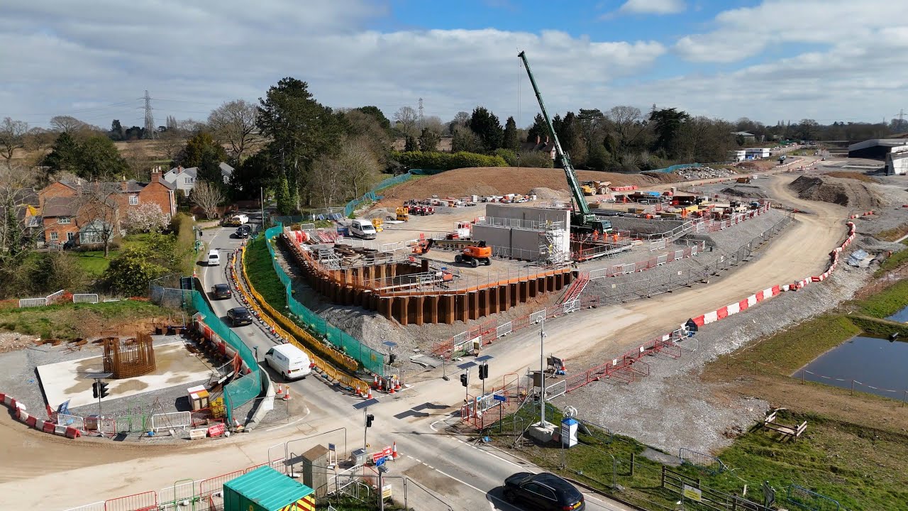 HS2 around Berkswell March 2025