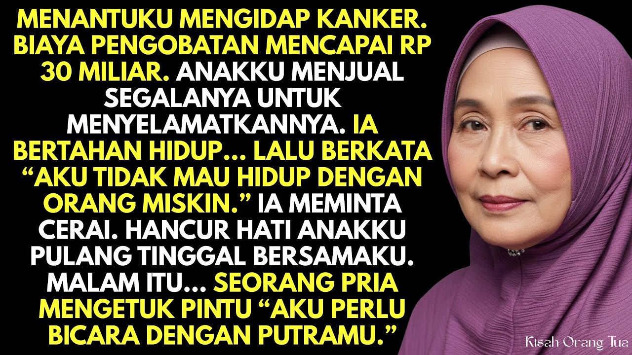 Anakku Menyelamatkan Istrinya Dari Kanker. Ia Sembuh Lalu Berkata: “Aku Tak Mau Hidup Miskin.”