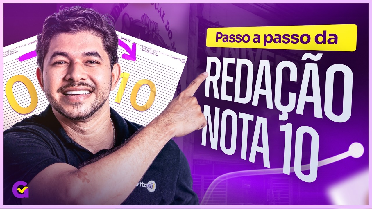 Redação nota 10 UEMA | Introdução, Desenvolvimento e Conclusão