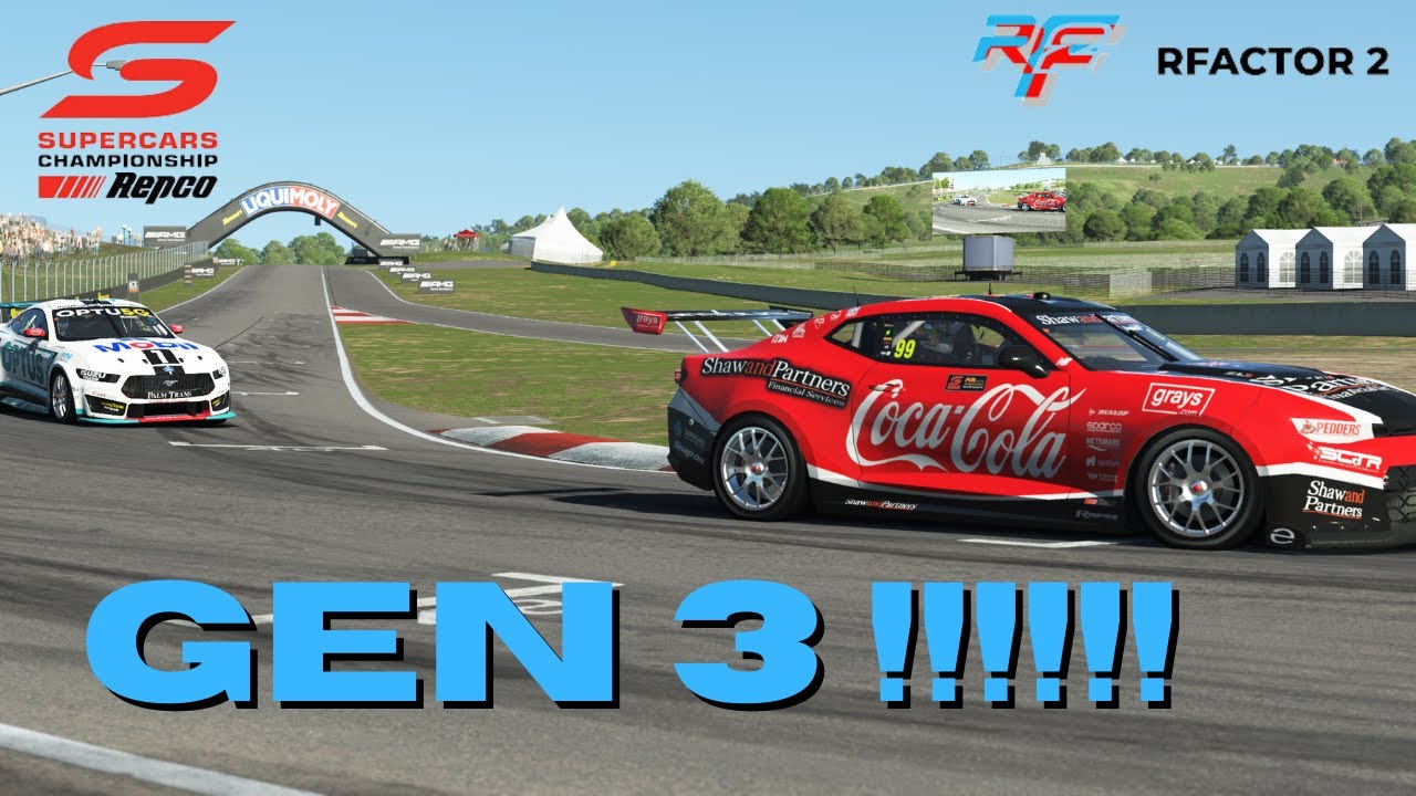 Gen 3 V8 Supercars FINALLY Hit The Track!! FVR 2023 Mod for rFactor 2 - Bathurst