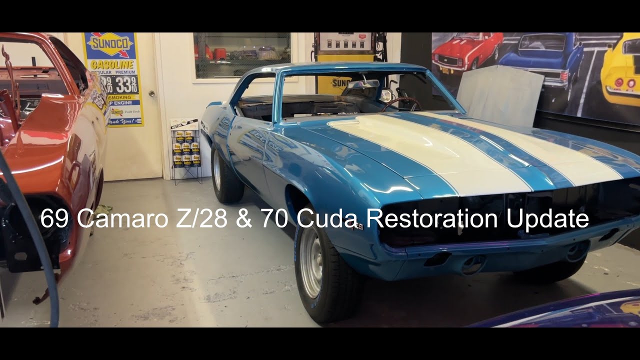 69 Camaro Z28 & 70 Cuda Restoration Updates