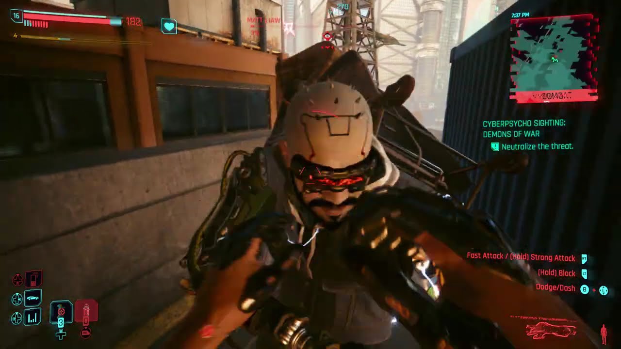 Cyberpunk 2077: Cyberpsycho Matt Liaw Fight