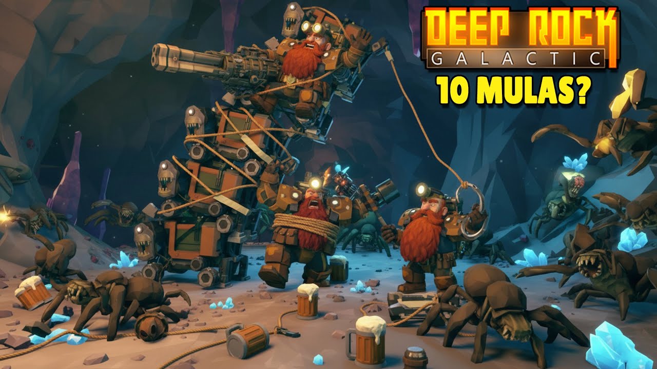Deep Rock Galatic Resgatando 10 mulas super simples? #drg