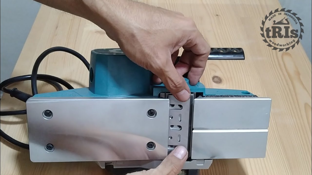 Cara Pasang Mata Planer / Setting Mesin Serut Paling Mudah - Tukang Kayu
