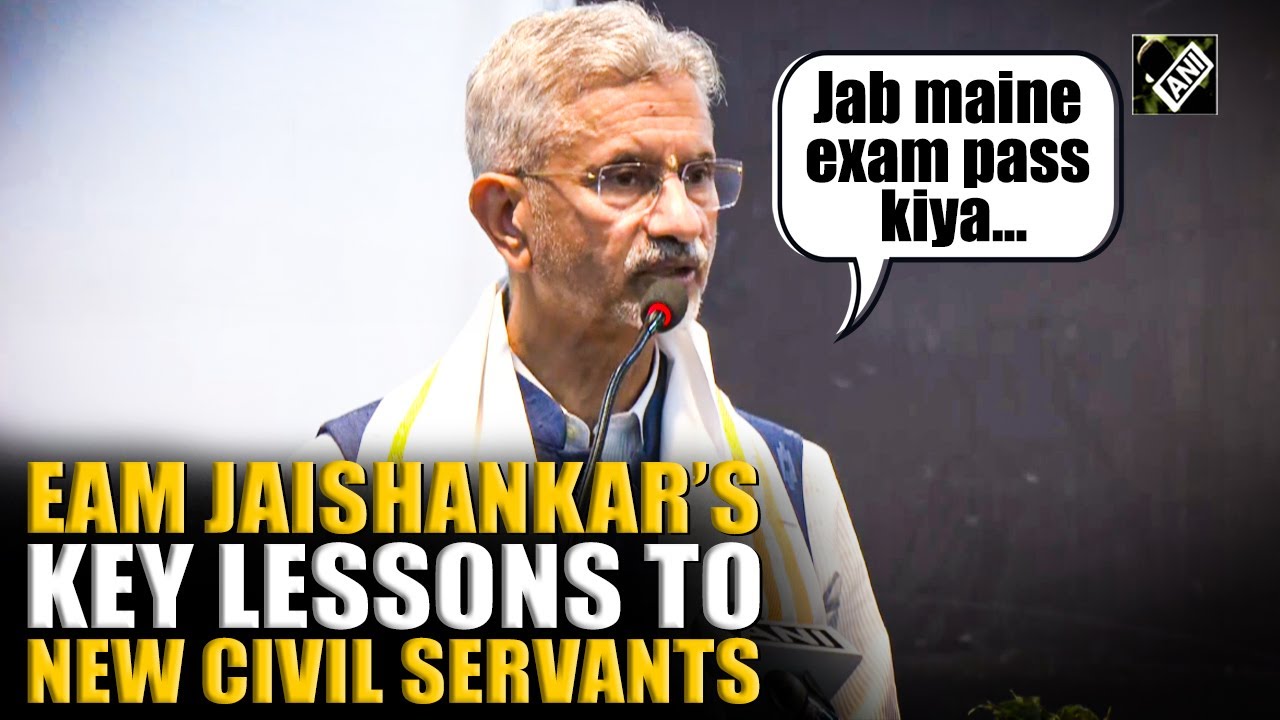 EAM Jaishankar’s shares key lessons as he addresses new civil servants at Samkalp Foundation