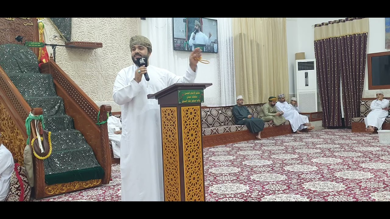الرادود عقيل يوسف جلوات ومدائح بمناسبة المبعث والاسراء والمعراج ماتم الإمام الحسن ع حلة السوق صحم 