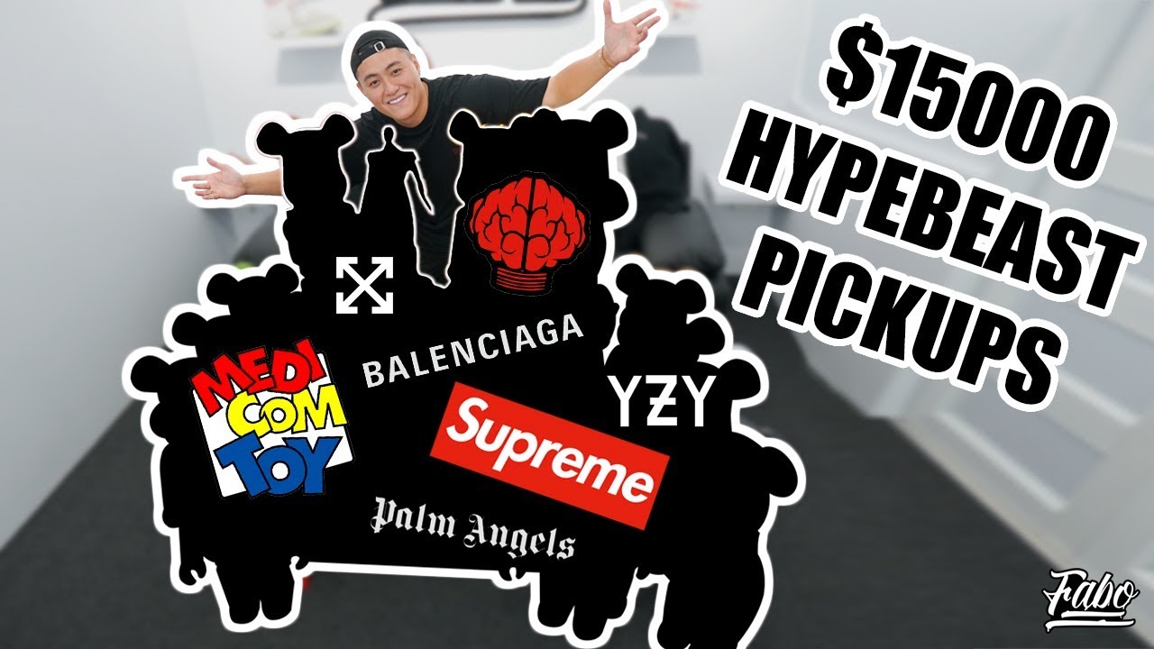 $15,000 Hypbeast Pickups Haul ( Balenciaga, Palm Angels, Supreme, Offwhite, Bearbricks, Hot Toys...)