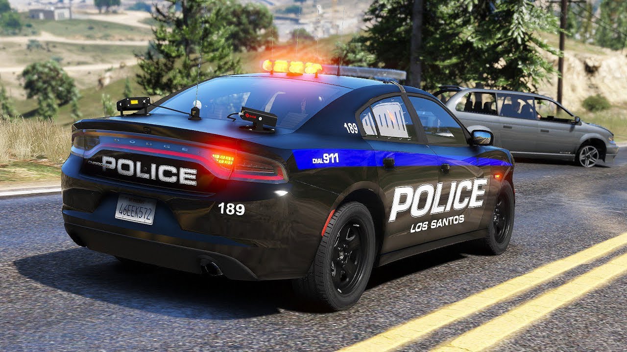 Полоски с шипами для подозреваемого в ограблении (LSPDFR - 1086)