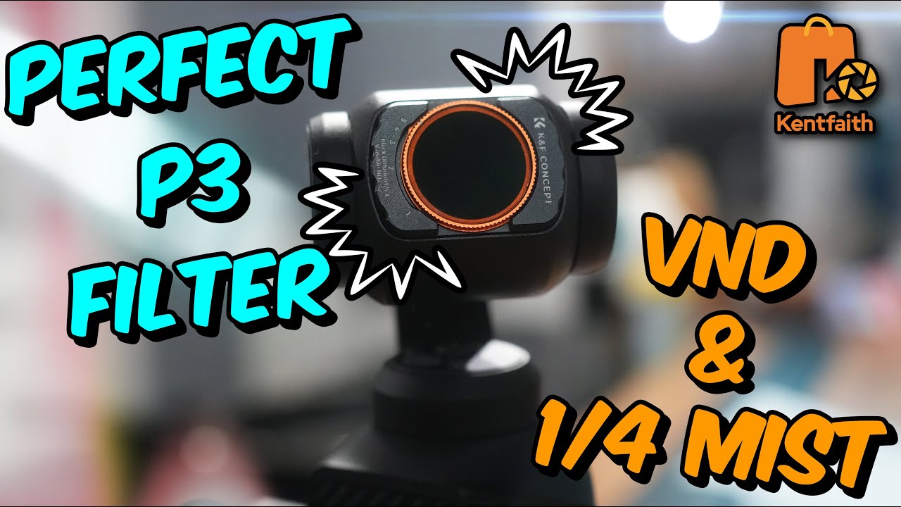 This DJI Pocket 3 VND Filte Is a Game Changer!!! K&F Concepts
