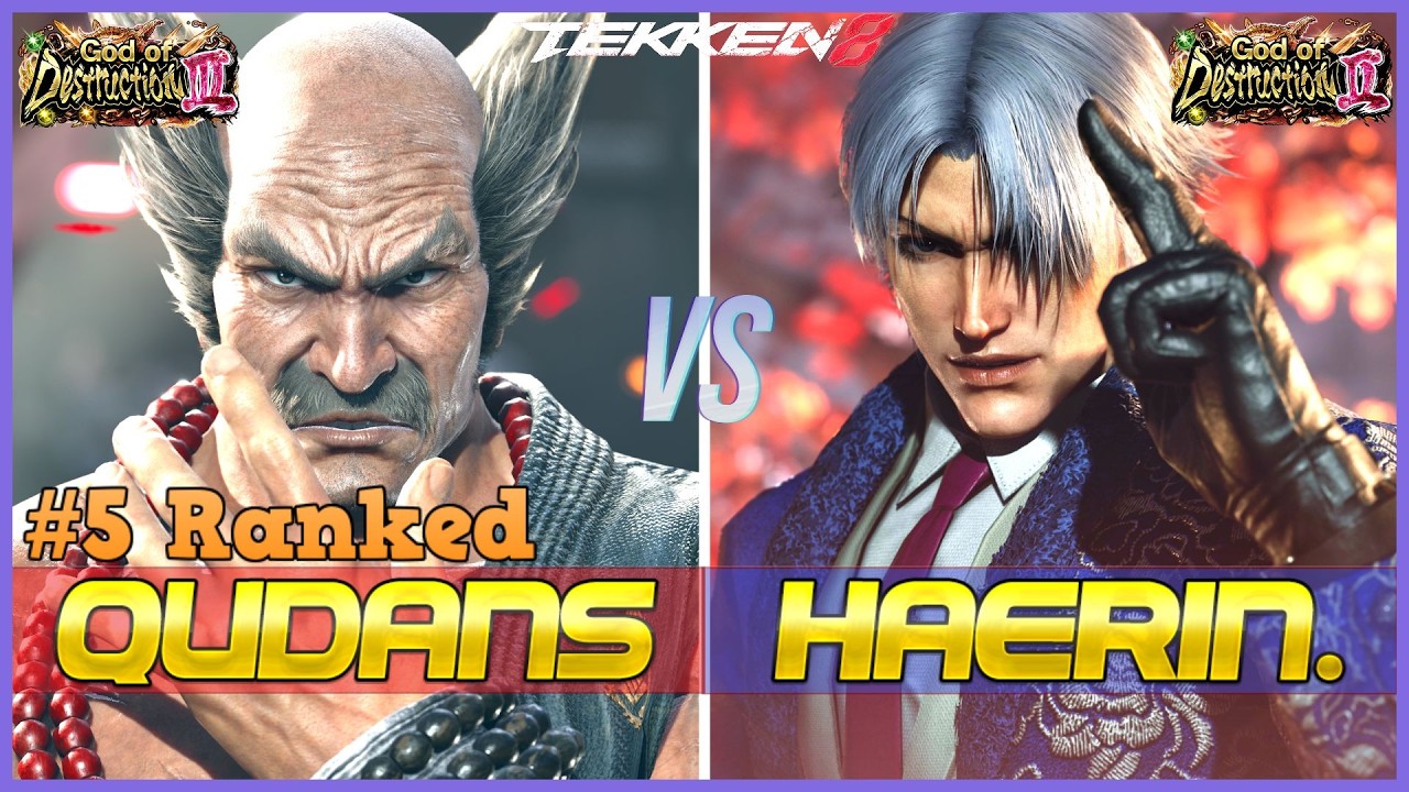 T8 ▰ QUDANS (#5 Ranked Heihachi) Vs HAERIN 0115 (Lee) ▰ Tekken 8 High Level Gameplay