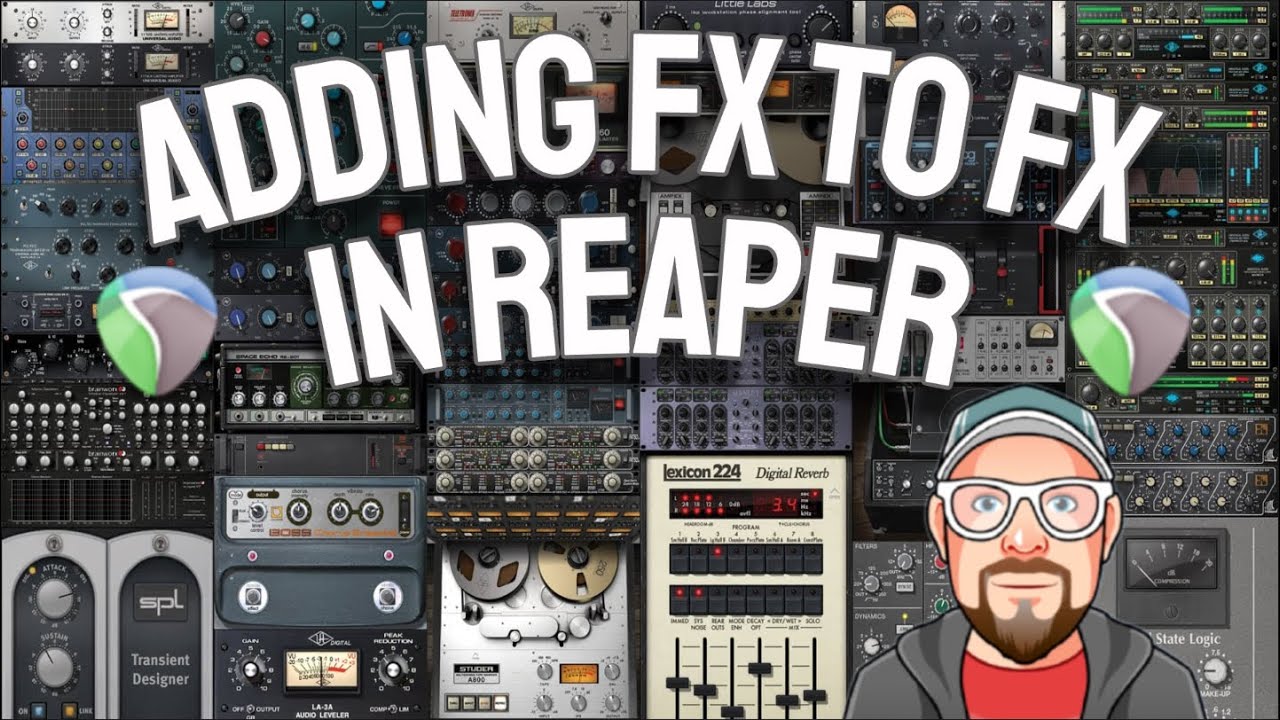 Добавление эффектов к эффектам (наложение эффектов) в REAPER