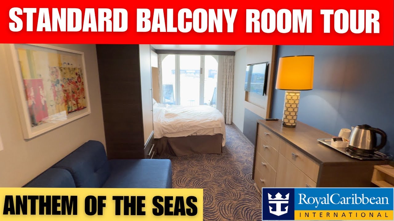 Royal Caribbean - Anthem of The Seas - Standard Balcony Room Tour