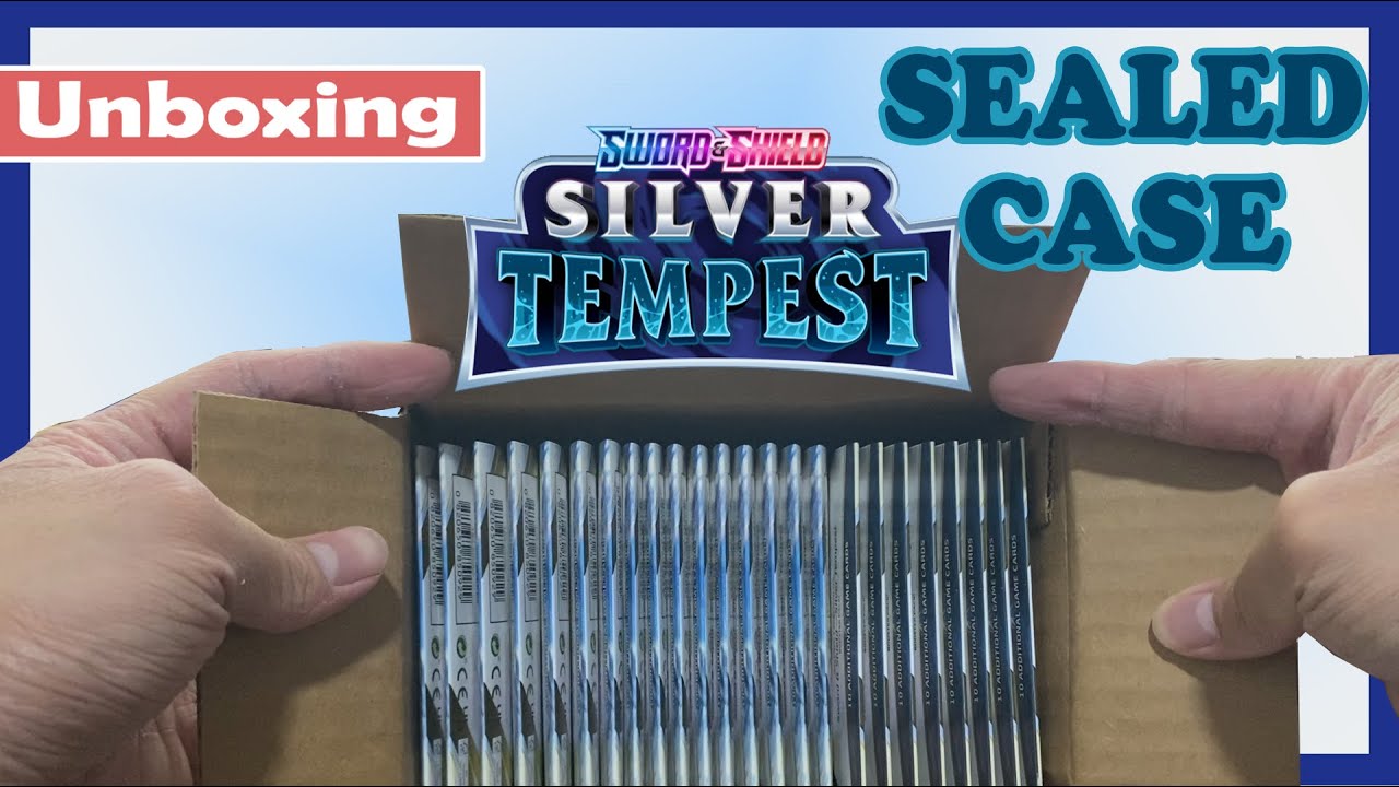 Opening a Pokemon SILVER TEMPEST Sleeved Booster CASE!