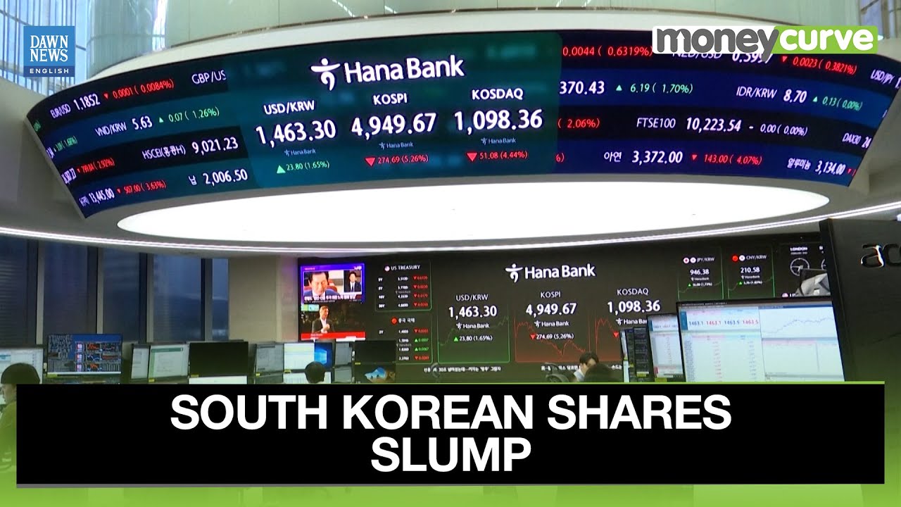 South Korean Shares Slump As Commodity Volatility Triggers Margin Calls