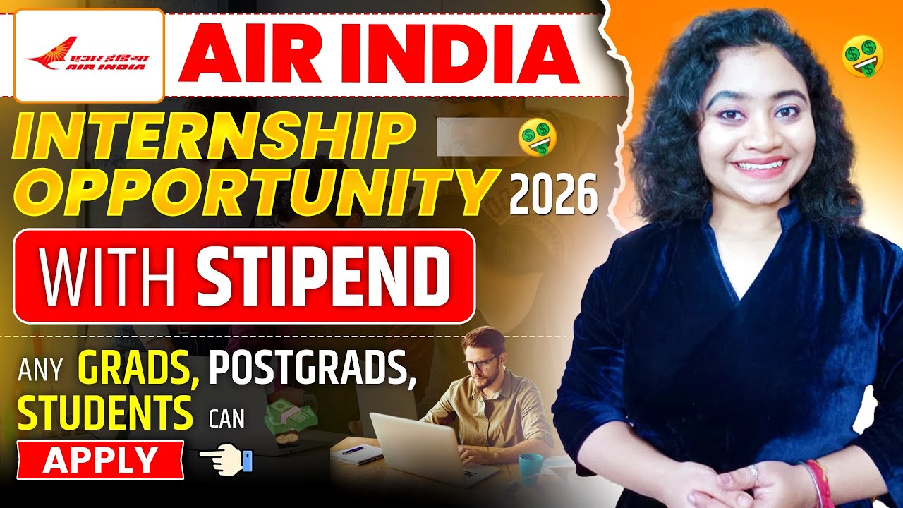 Air India Internship Opportunity 2026| Students Internship Program With Stipend| Winter Internships