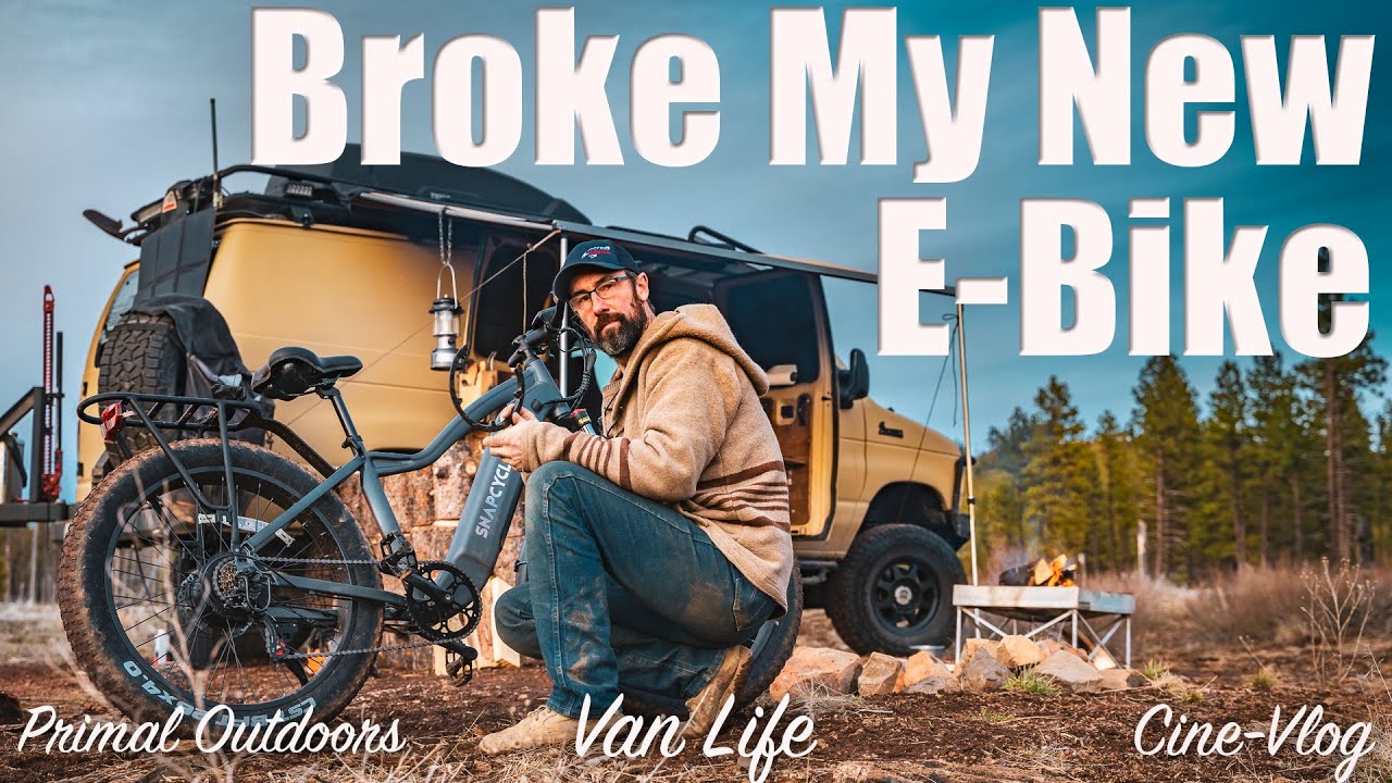 Van Life - Broke My New Snapcycle E-Bike