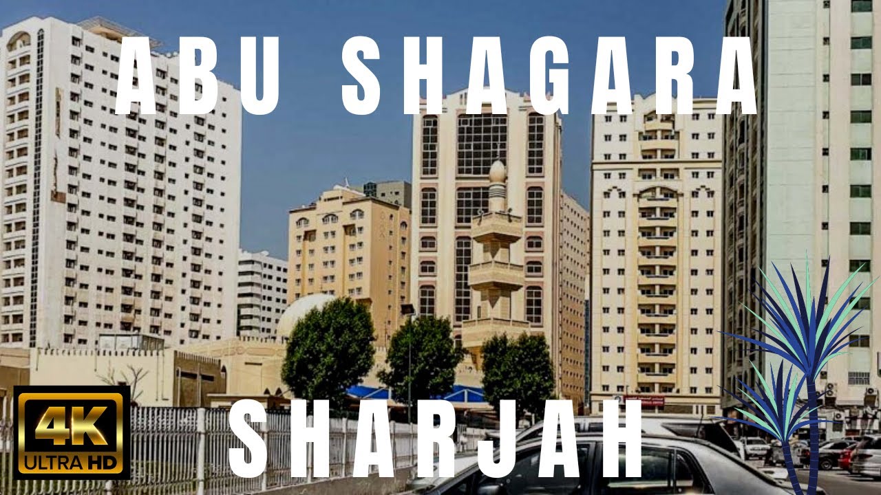 Abu Shagara. A drive through the a residential area of Sharjah, one of the thickly populated area.