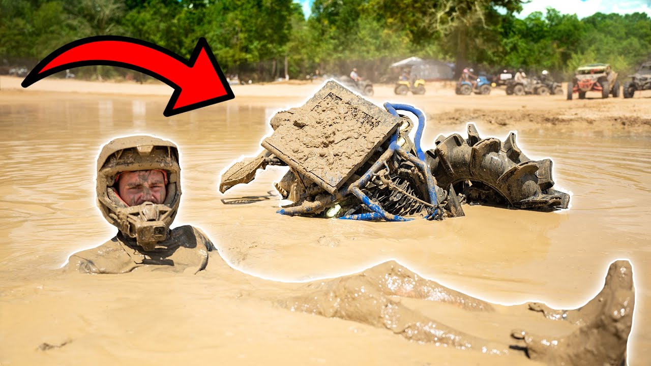 SUPER THICK MUD Swallowed my Fourwheeler!