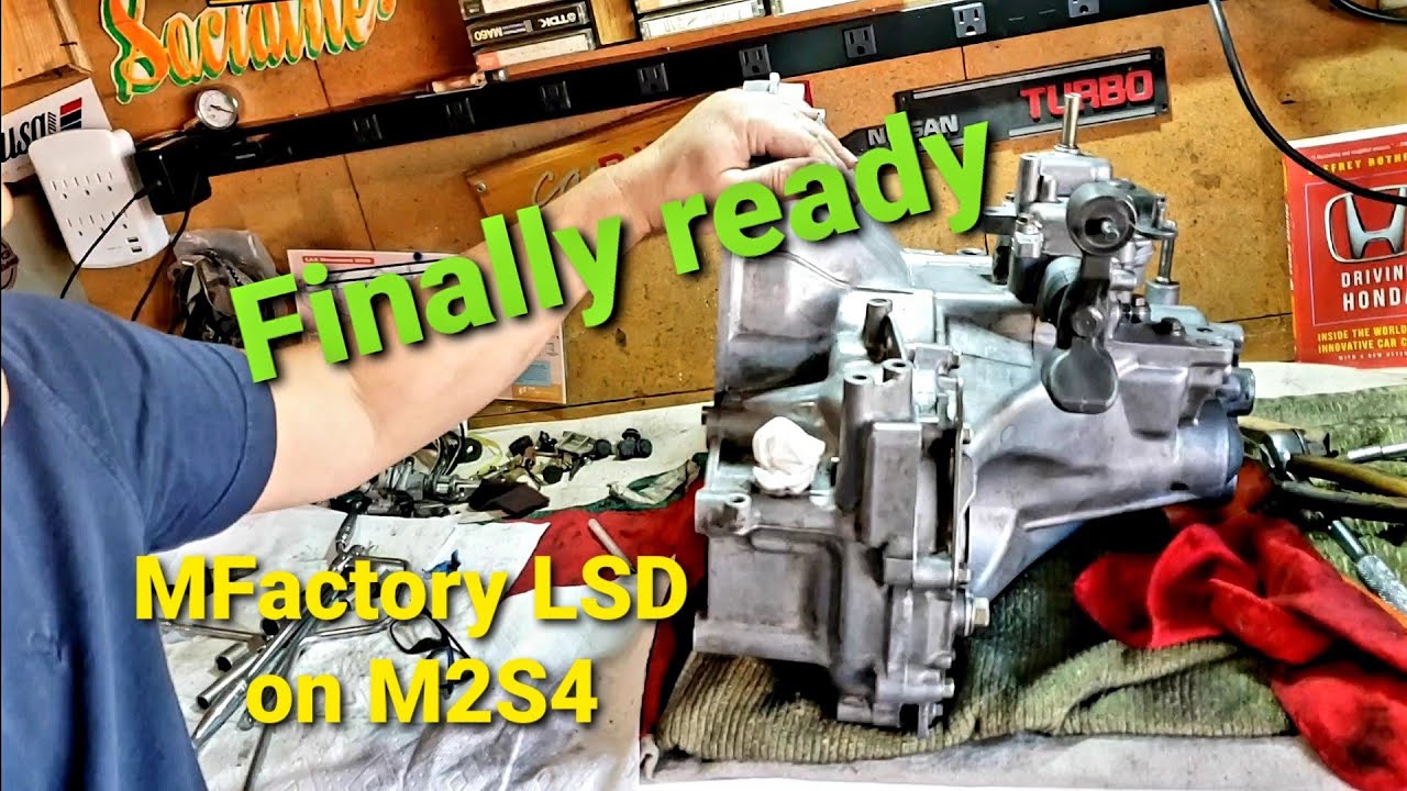 Prelude transmission w/ Mfactory LSD, final assembly.