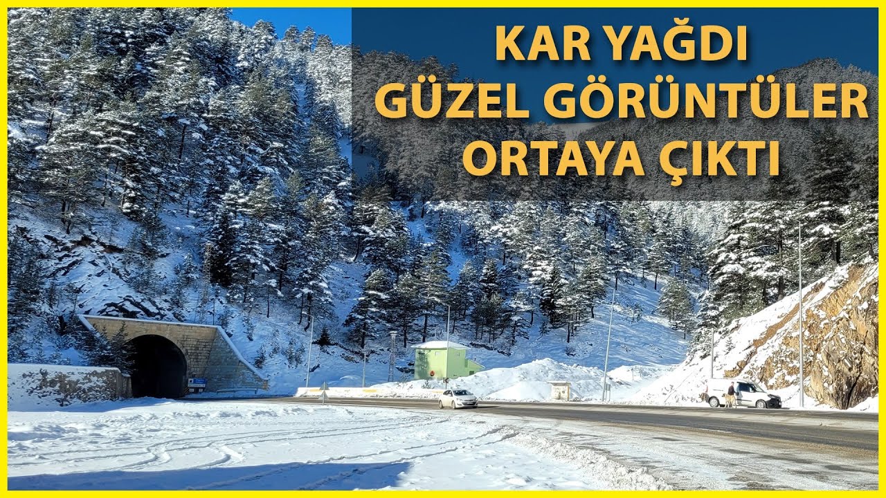 Zigana Dağı'nda Kar Yağdı, Kartpostallık Görüntüler Oluştu