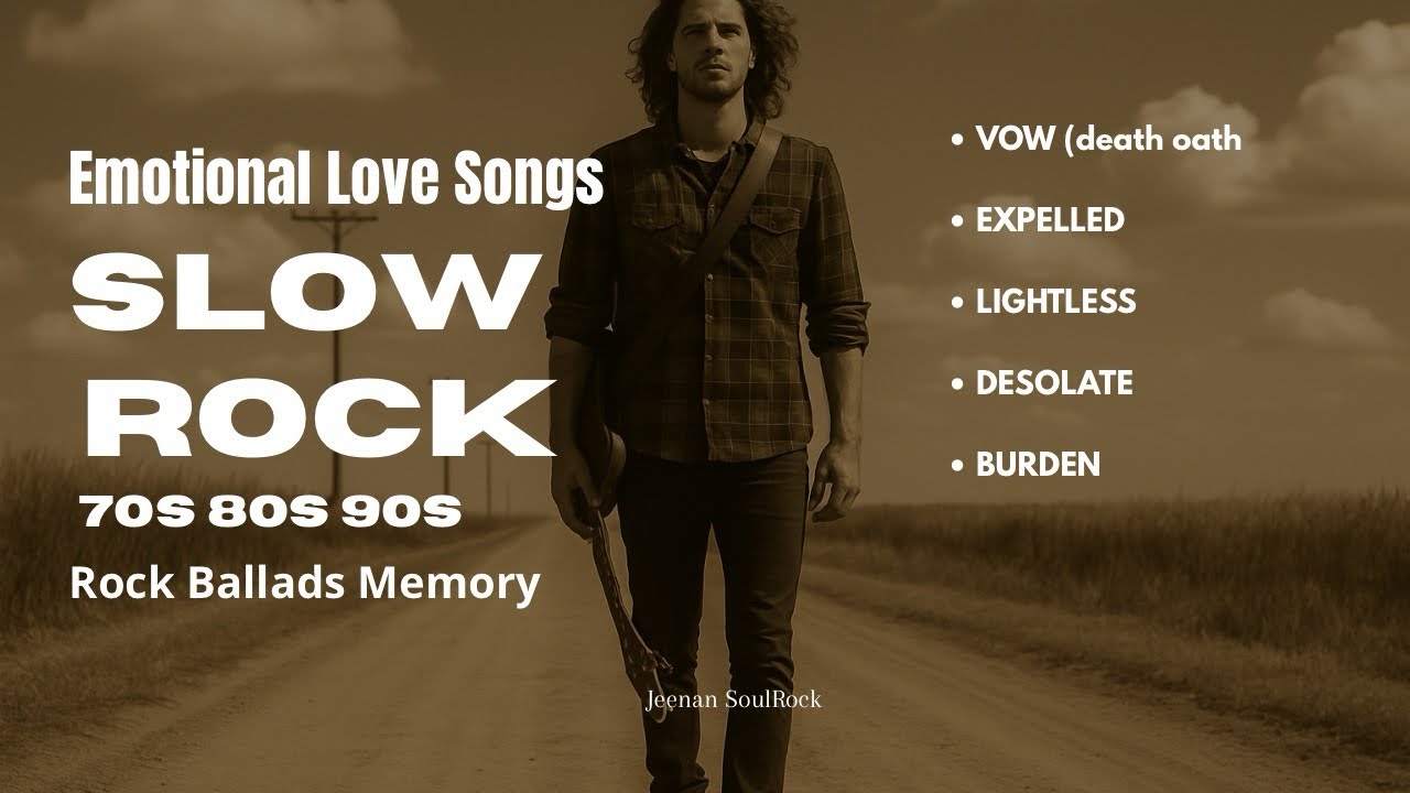 Best Slow Rock Ballads of the  70s 80s  90s | Emotional Rock Classics That Never Fade 🎶🔥