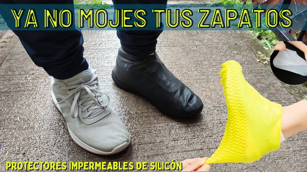 PROTECTORES IMPERMEABLES PARA CALZADO 👟 Protectores de silicón para zapatos EVITA MOJARTE 🌧️