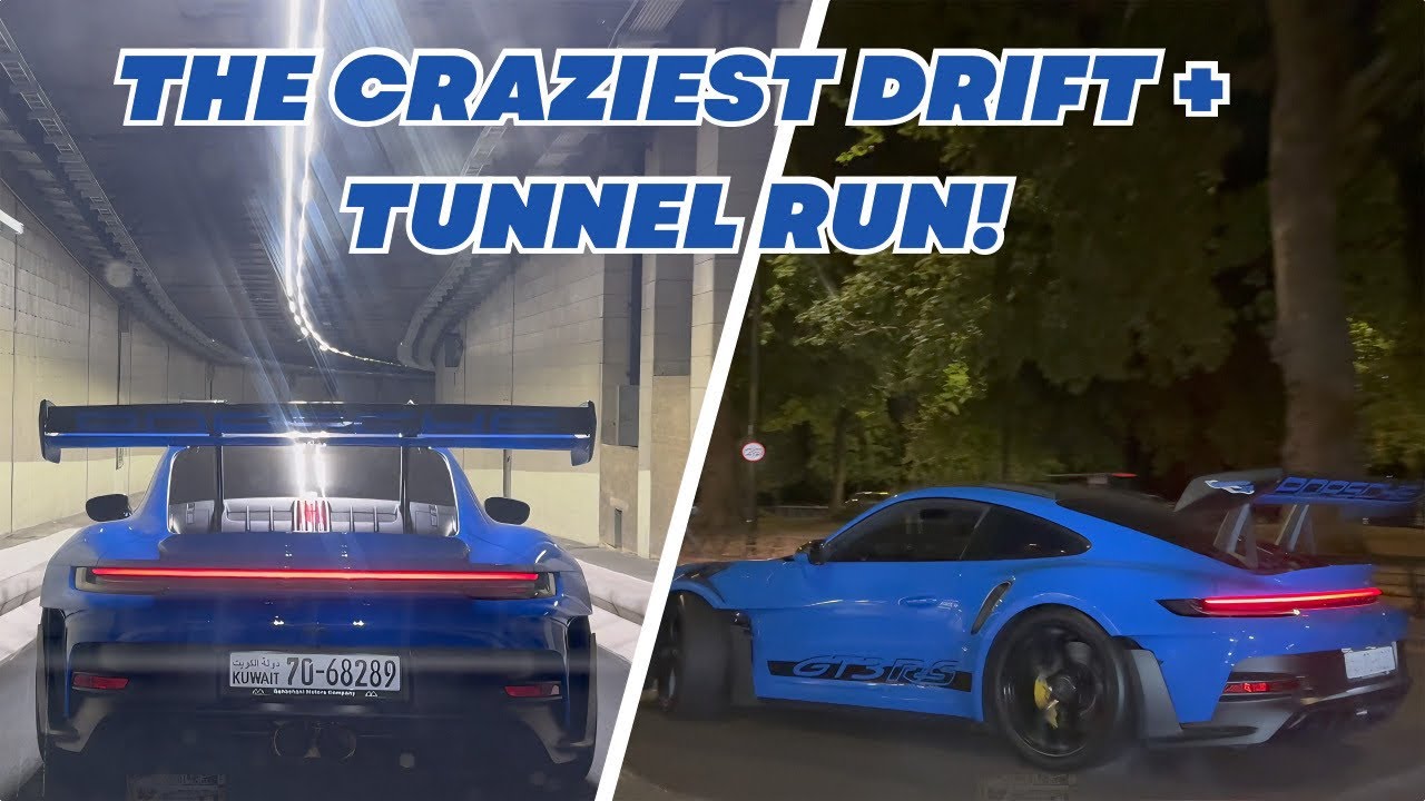 CRAZY Arab *JCR* Porsche 992 GT3 RS DESTROYS London! *INSANE DRIFT + LOUD ACCELERATIONS!
