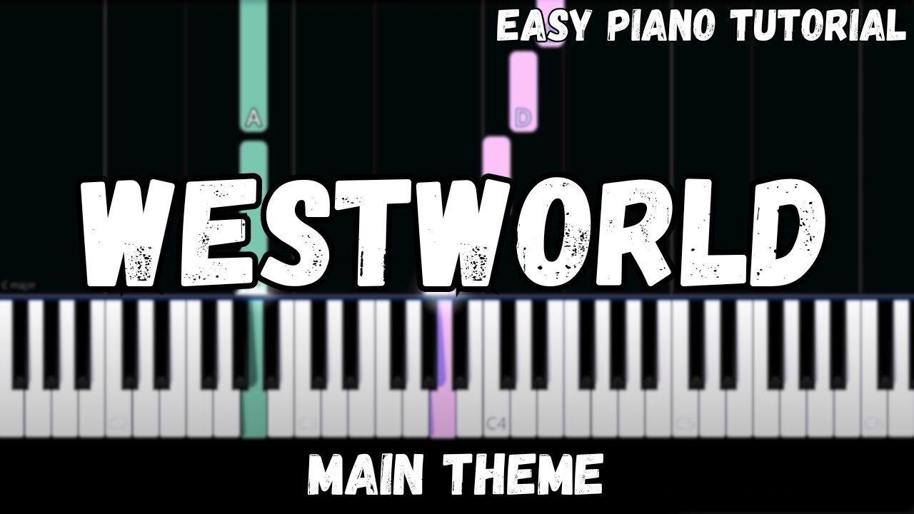 Westworld Main Theme (Easy Piano Tutorial)