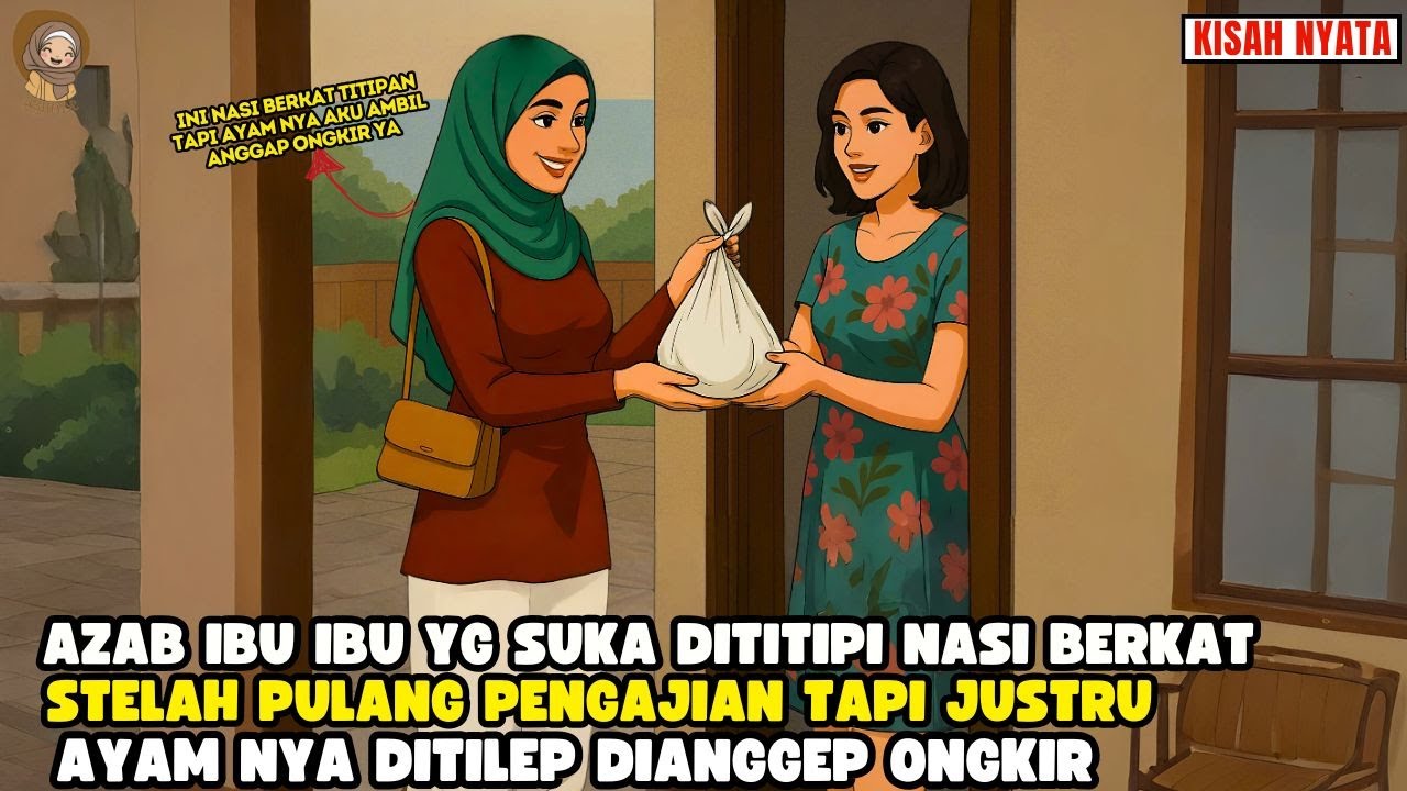 AZAB IBU IBU SUKA TILEP NASI BERKAT YANG DITITIPI UNTUK TETANGGANYA  II SINETRON AZAB