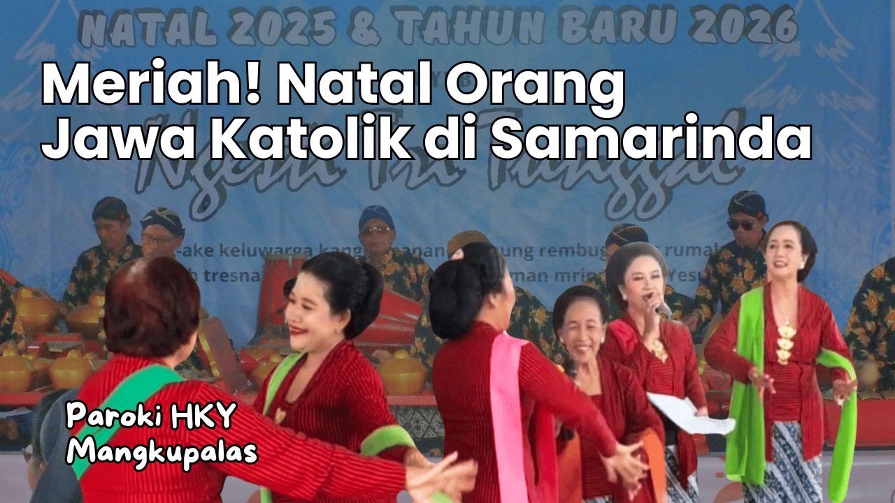 Meriah! Natal orang Jawa Katolik di Samarinda
