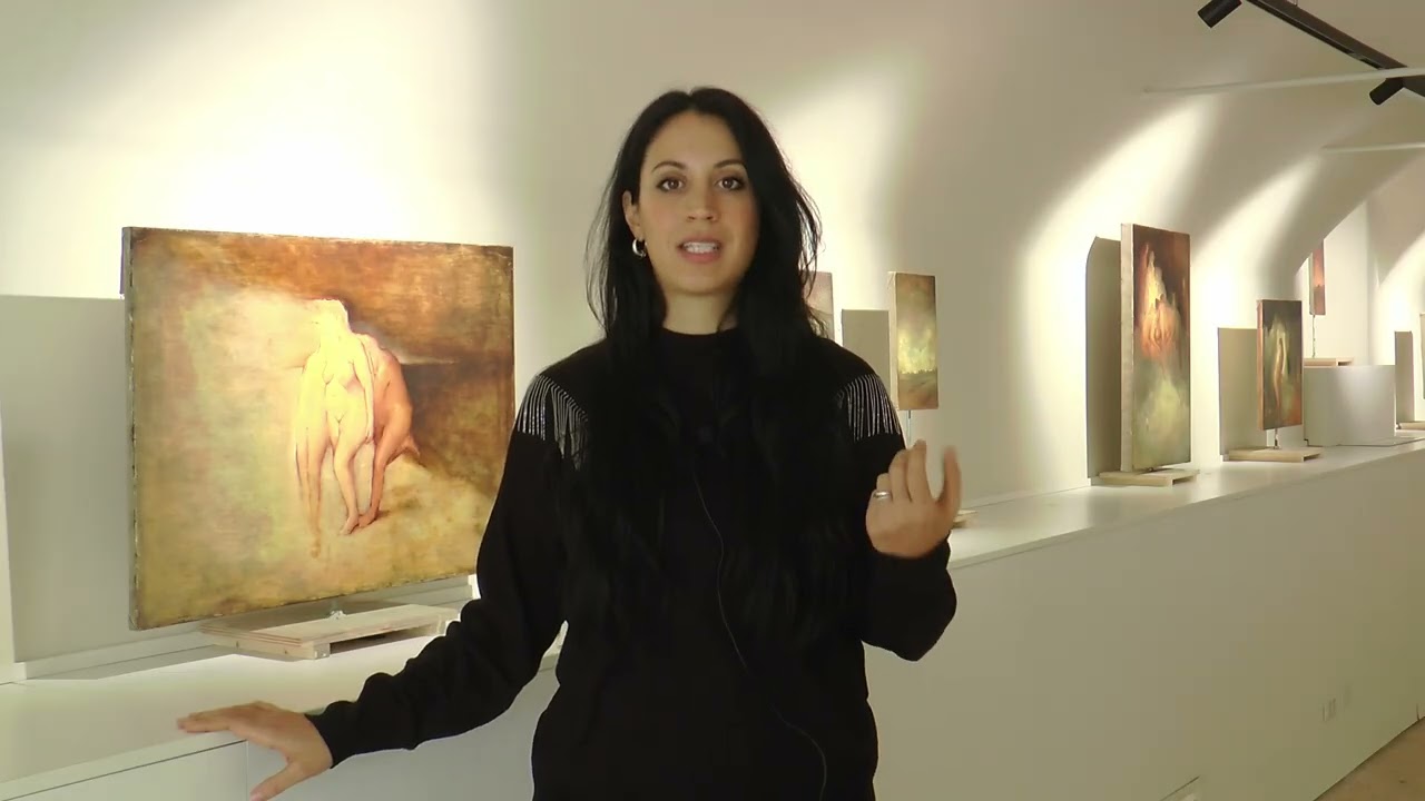AFFIORARE Mostra personale di  ERICA CONTI. Foto, Video, Regia e Montaggio sono di Mauro Terzi