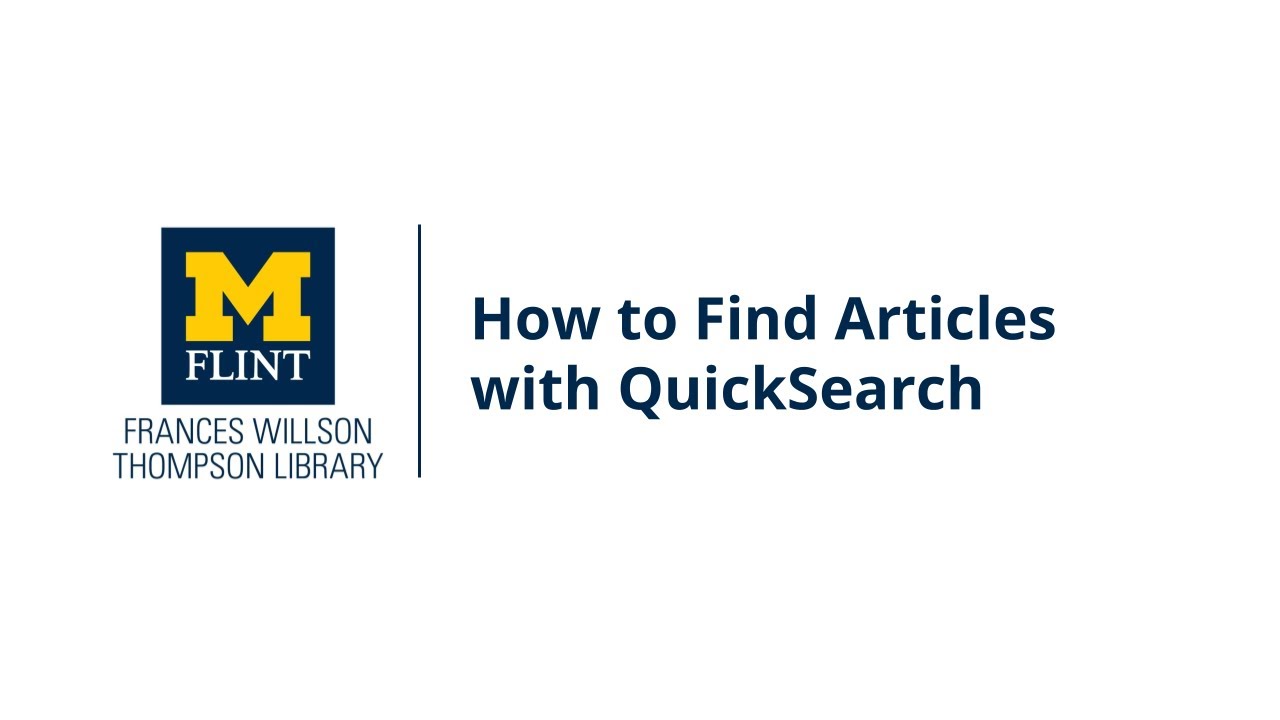 How to Search for Articles (2024)