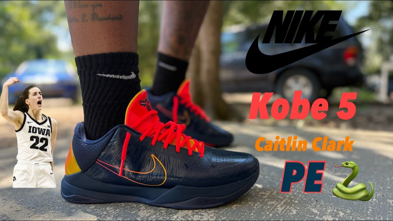 NIKE KOBE 5 PROTRO CAITLIN CLARK PE THESE WERE LIMITED TO 14K!