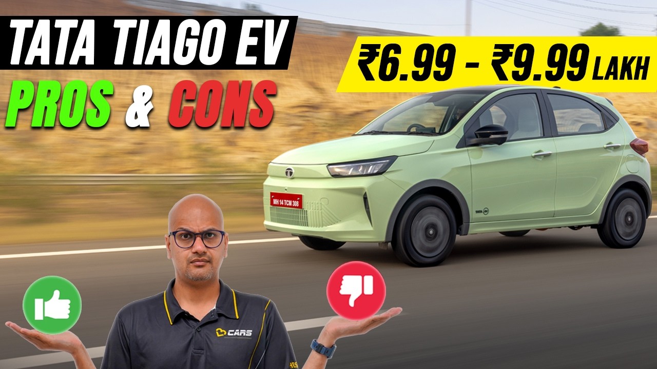 [MOST DETAILED] 2026 Tata Tiago EV Pros & Cons Wala Review (₹6.99 - ₹9.99 lakh) | V3Cars