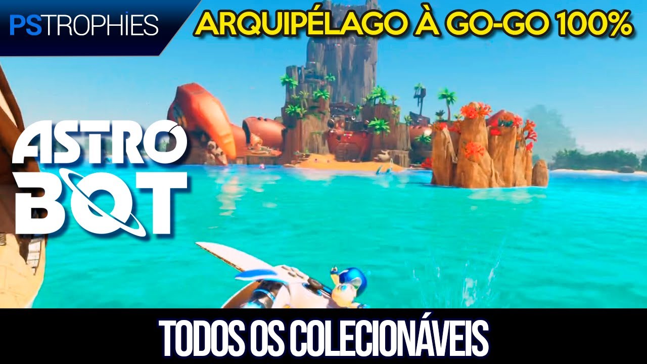 Astro Bot - Arquip&eacute;lago &agrave; Go-go 100% (Todos os Bots e Pe&ccedil;as de Quebra-Cabe&ccedil;a)