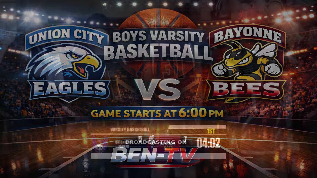 BAYONNE HIGH SCHOOL BOYS VARSITY BASKETBALL VS UNION CITY