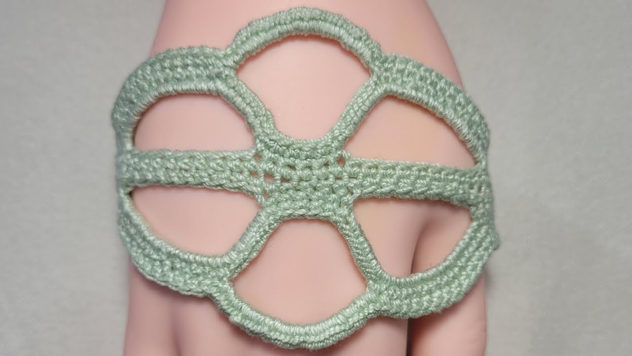 Bonita Pulsera a Crochet 