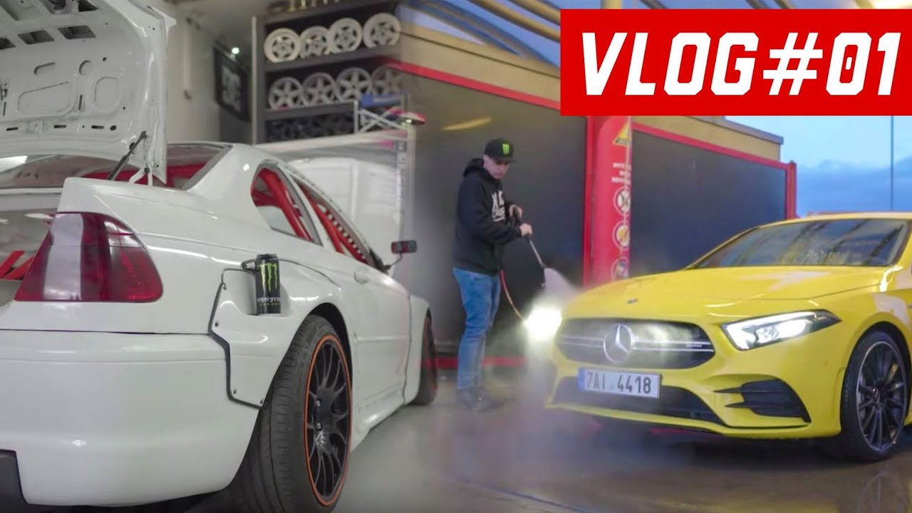 Lucky boy - Nejnovější Mercedes A AMG / Monster energy truck / E46 rocket bunny - VLOG #01