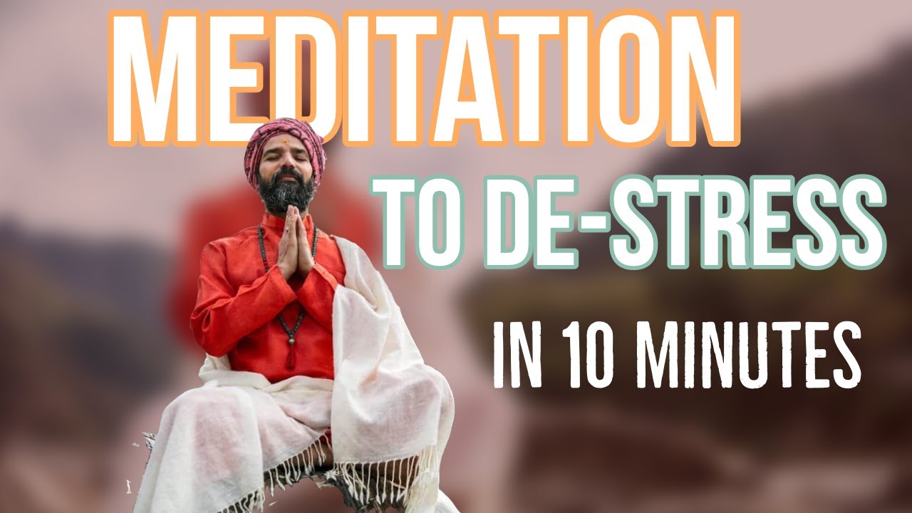 10 min Meditation to Decrease Stress | Stress Relief Meditation | Regular Meditation Practice