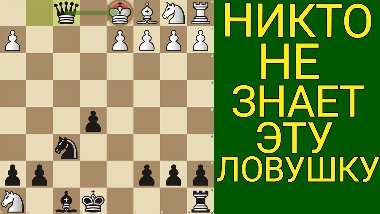 САМАЯ КОВАРНАЯ ЛОВУШКА ЗА ВСЮ ИСТОРИЮ ШАХМАТ. Шахматы ловушки