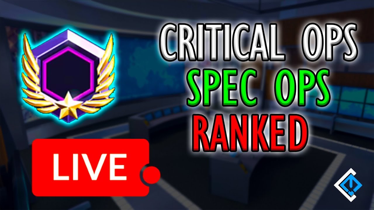Critical Ops Ranked - Special Ops Pro Gameplay Livestream 2019