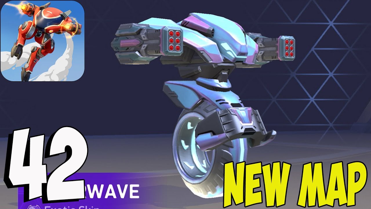 Mech Arena: Robot Showdown - Gameplay Walkthrough Part 42🔥NEW MAP WAPORWAVE KillShot🔥(iOS,Android)