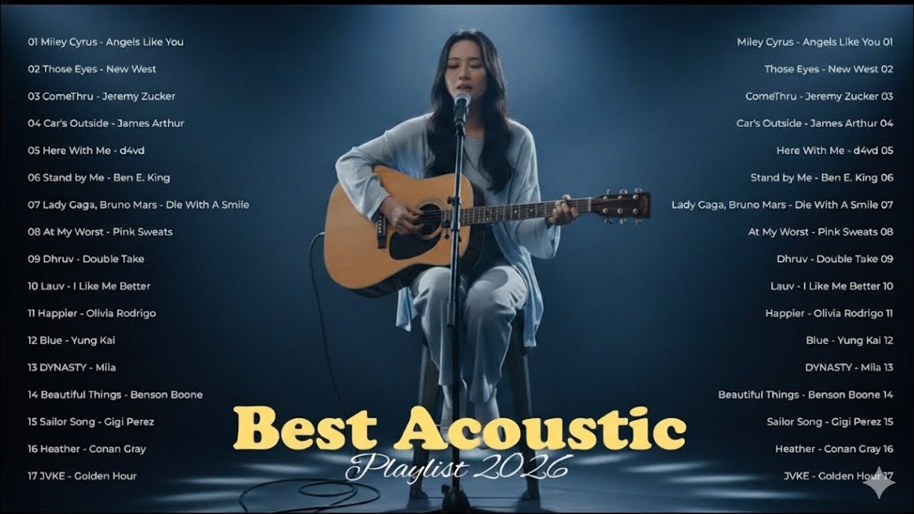 2026 Best Acoustic Playlist🔥🎵| New English Love Song That Touch Heart | Those Eyes, ComeThru