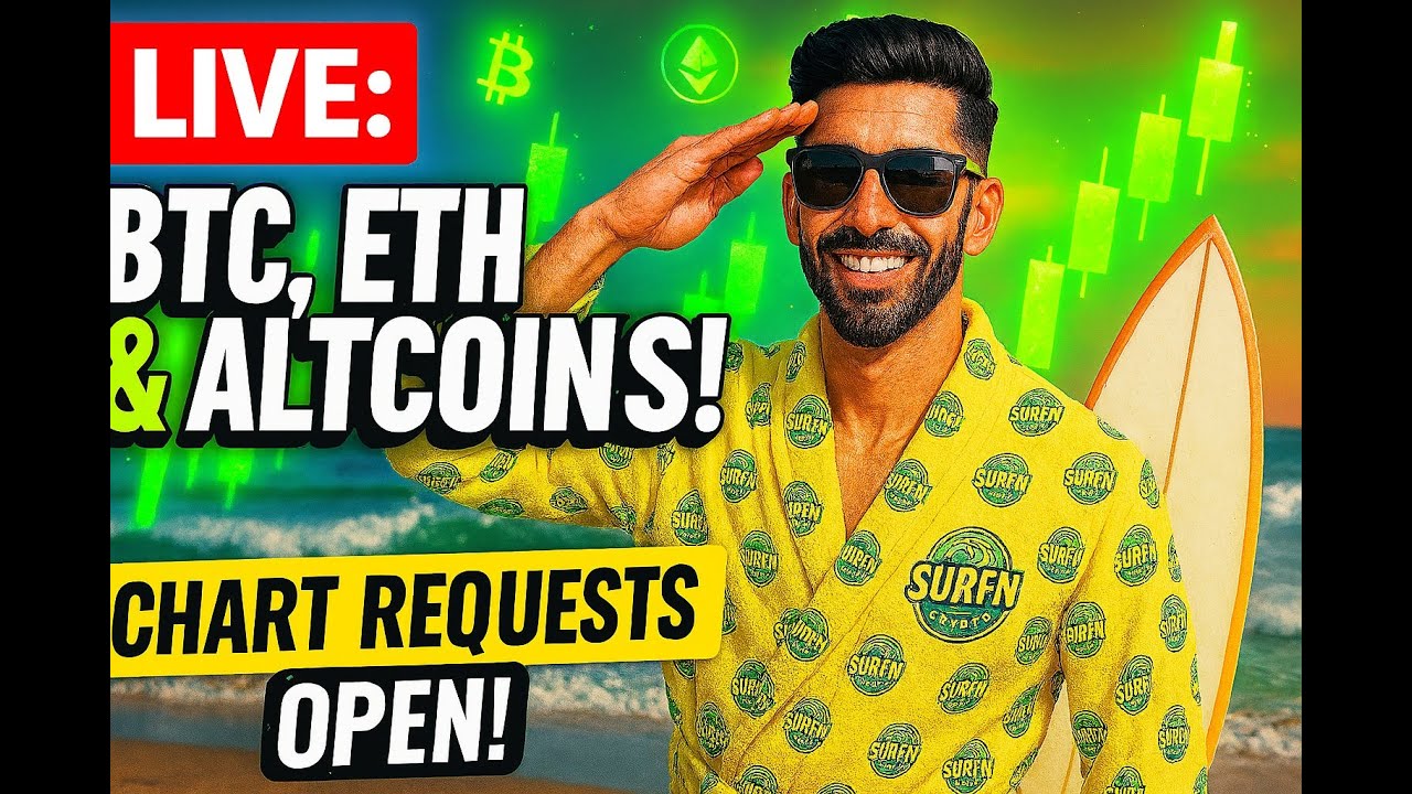 🔴 LIVE: Bitcoin, Ethereum & Altcoin TA &ndash; Chart Requests Welcome!