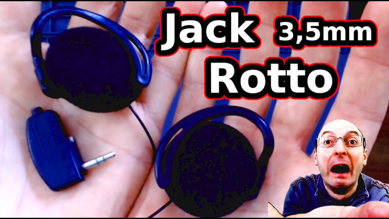 Riparazione cuffie rotte, sostituzione jack 3.5mm TRRS