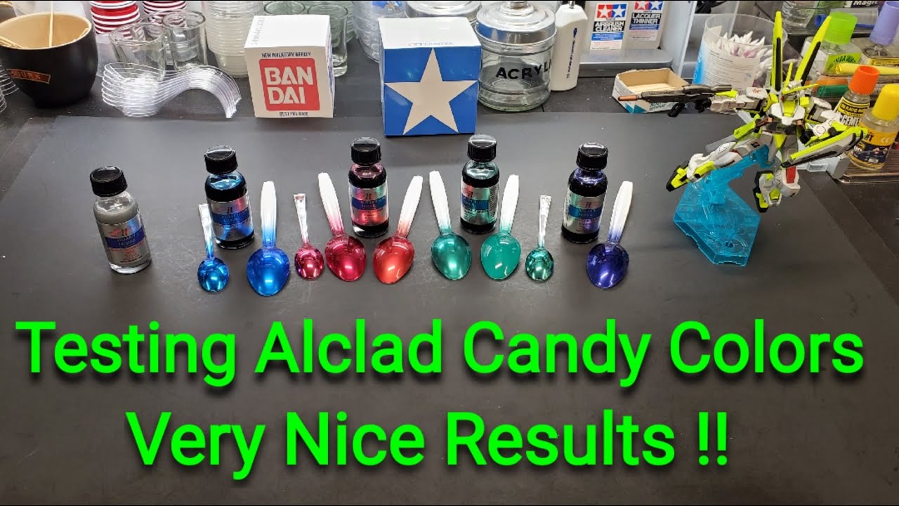 Testing ALCLAD Candy Colors  -  Very Nice Results !!