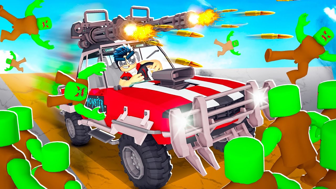 VOITURE ARMÉE contre 100000 ZOMBIES dans Roblox... (Break Through The Siege)