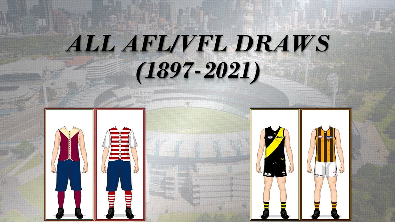 All VFL/AFL Drawn Games (1897-2021)