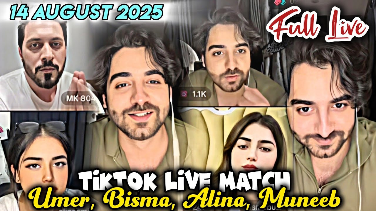 14 August 2025 | Full Part | Tiktok Live Match | Umer & Alina & Bisma & MK | Funny Moments |