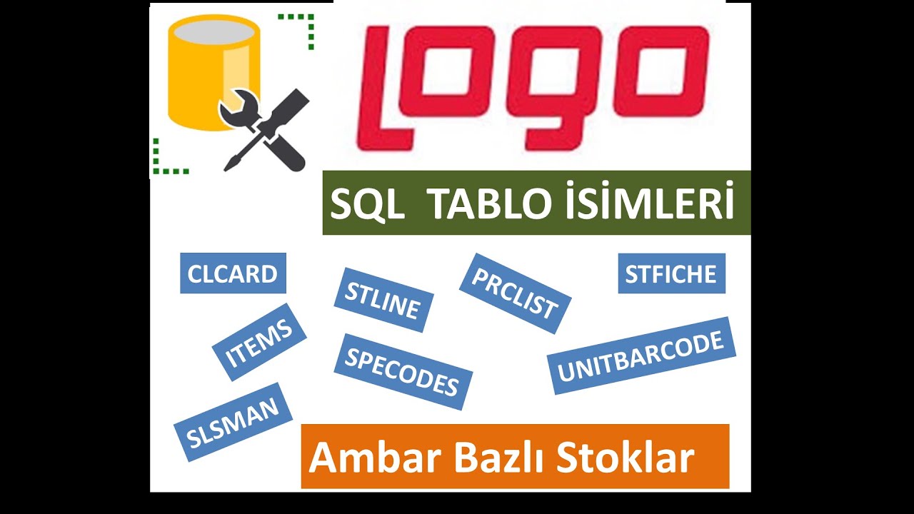 LOGO SQL TABLOLARI (Kartlar Hareketler Nerde Tutuluyor?)